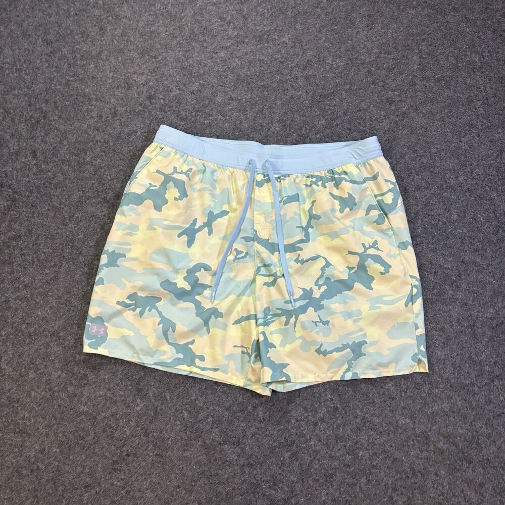 Under Armour UA Icon Volley Shorts Mens Size 2XL Camo Print Lined